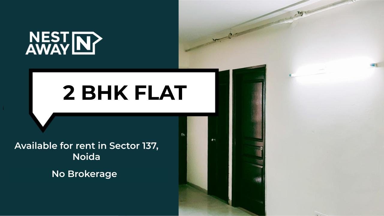 2 BHK Flat for rent in Noida | Sector 137 | For Family | 1-month Security Deposit