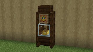 how to make a grandfather clock in minecraft