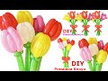 ТЮЛЬПАН ИЗ ШАРИКОВ цветы из шаров Balloon Flower Tulip Bouquet TUTORIAL flores con globos