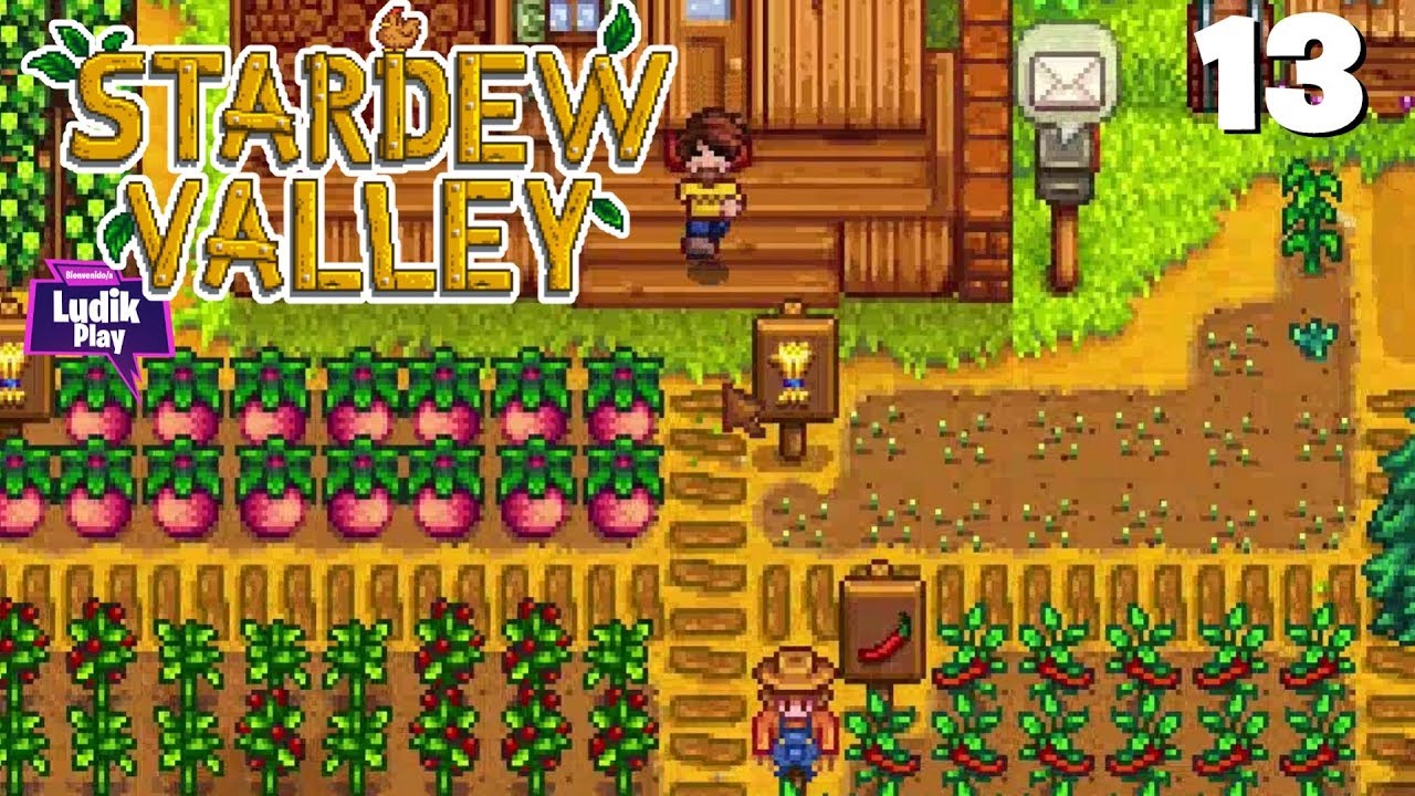 #13 RECOGIENDO LA COSECHA, UN DINERAL POR EL MELรN! | STARDEW VALLEY