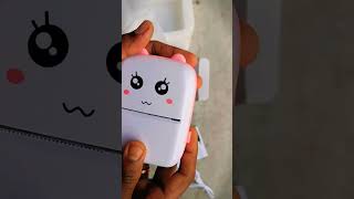 MINI PRINTER MACHINE REVIEW 🌵😆😲#gadget #trending #unboxing #entertainment #product #3d #shorts