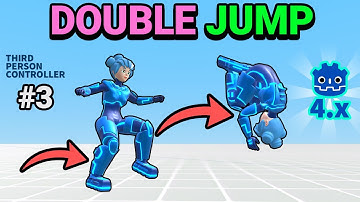 Double Jump - Godot 4 Third Person Controller #3