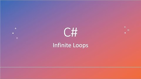 Infinite Loop