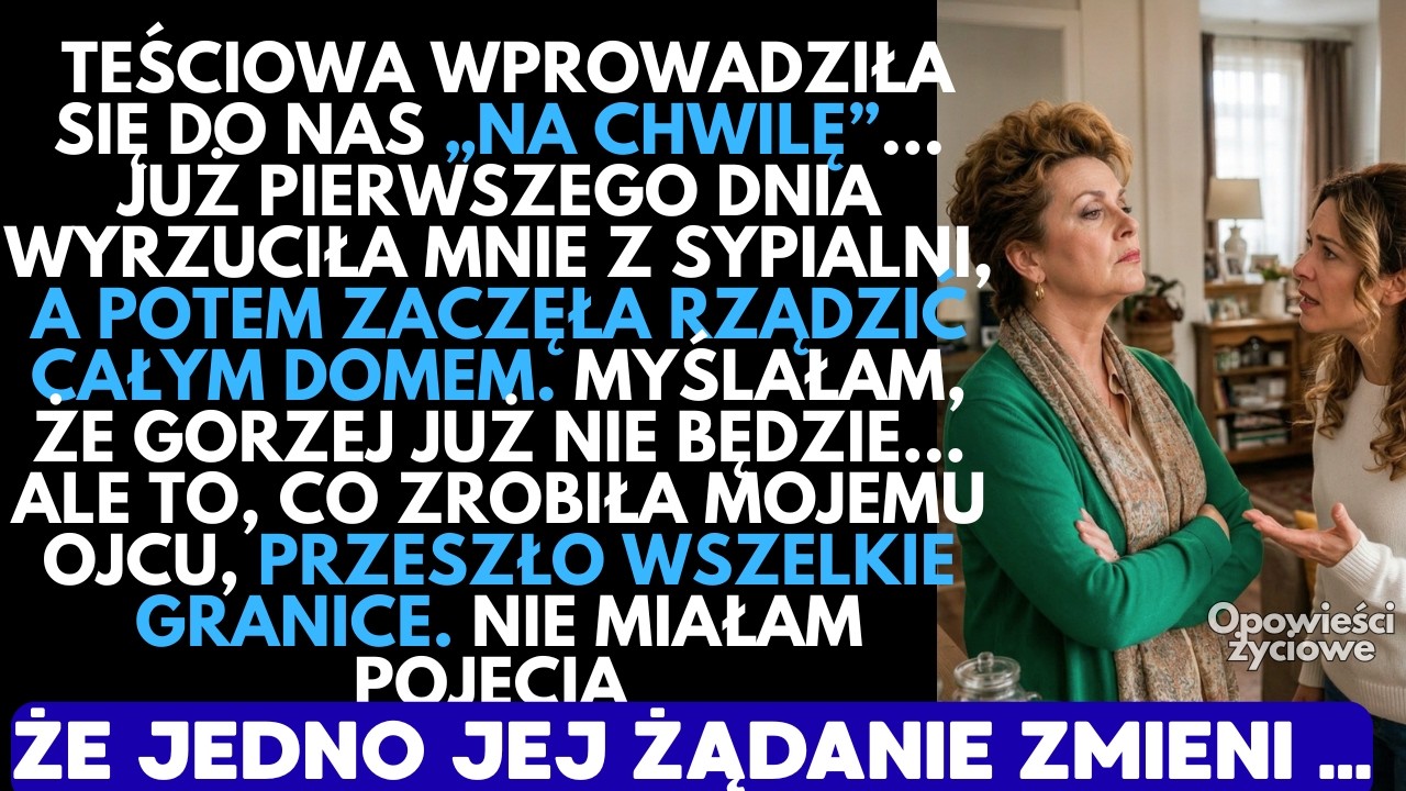 Teściowa zamieszkała z nami trzy tygodnie temu, a dziś rano znalazłam moją żeliwną patelnię porysowaną widelcem, a na stole rachunek za kawę: sto siedemdziesiąt dziewięć złotych. Cały ten czas...