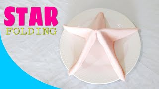 STAR NAPKIN FOLDING