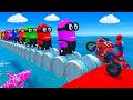 Spider-Man الرجل العنكبوت انقاذ Rescue batman vs iron man vs venom funny Game GTA 5 superhero