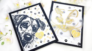 Creating Stunning Animal-Themed Cards with Paste Techniques!