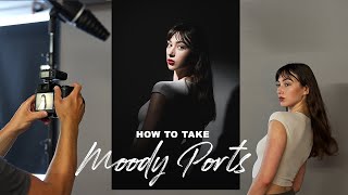 How to take MOODY PORTRAITS (Behind the Scenes - Hasselblad X2D Lightweight Portrait Kit)