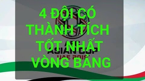 Top đội thứ 3 có thành tích tốt nhất