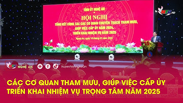 Các cơ quan tham mưu, giúp việc cấp ủy triển khai nhiệm vụ trọng tâm năm 2025