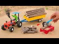 Diy mini tractor making wood cutting machine science project  sanocreator