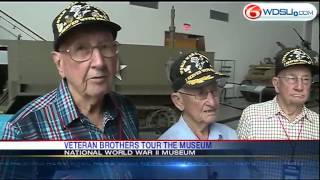 Veteran bros. tour WWII Museum