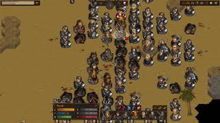 Battle Brothers: New Squad + Battle against a noble house 3 (93 units) - Absolute massacre. screenshot 4