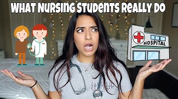 What Nursing Students Do In CLINICALS! First-Semester