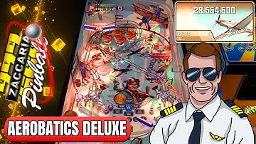 Zaccaria Pinball - Aerobatics Deluxe (NEW, 2025) | Gameplay & Commentary