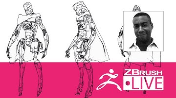 Tony Leonard - ZBrush for 2D Line Art & Illustration - Episode 11