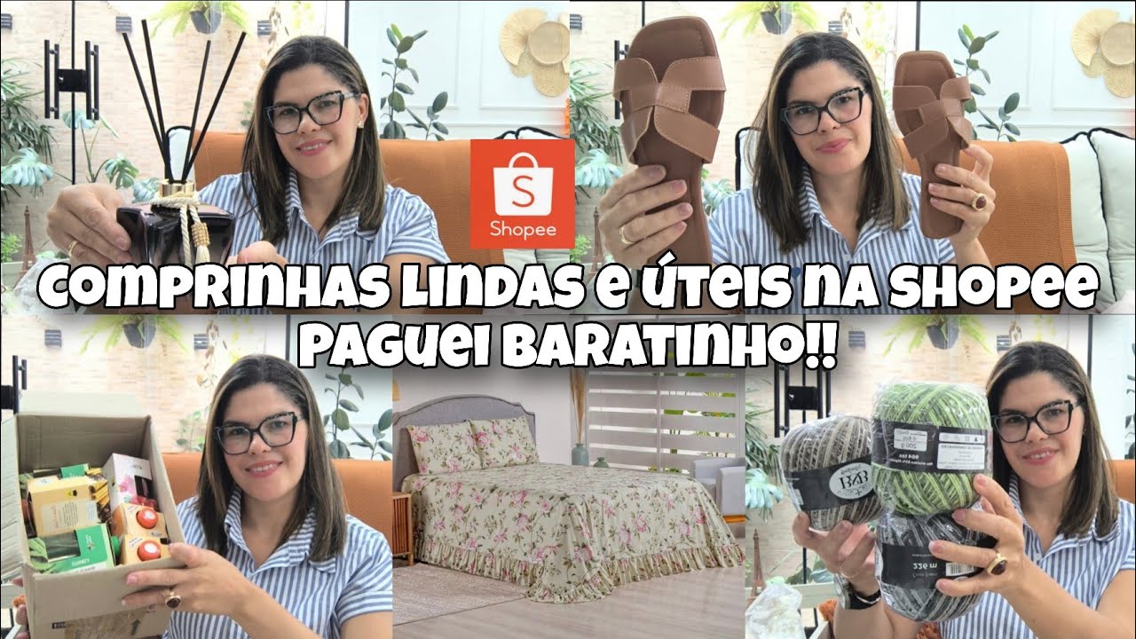 paguei BARATINHO!!! comprinhas lindas e úteis na SHOPEE | tem de TUDO!!! 