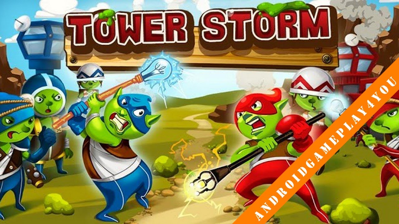 Tower Storm Android Game Gameplay [Game For Kids] - YouTube
