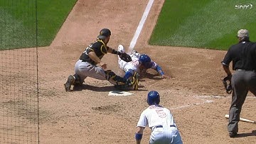 PIT@NYM: Ump review overturns call at plate in 5th