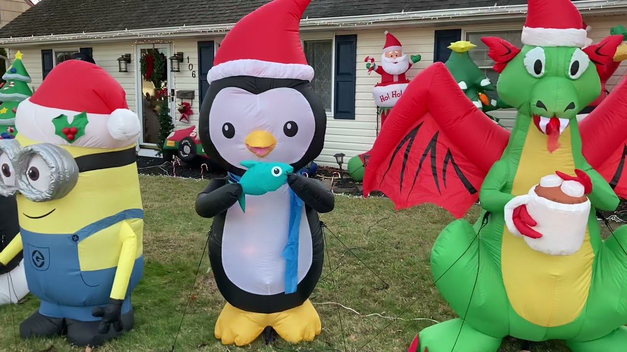 Christmas display 2021 daytime YouTube