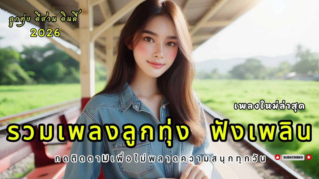 เพลงลูกทุ่งเพราะๆ 2026  คนไกลบ้าน ฟังเพลิน ฟังสบาย ในวันทำงาน เพลงใหม่ล่าสุด เติมกำลังใจ