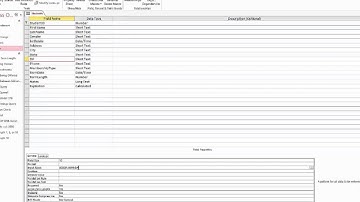Access Lesson 18 - Create Input Masks