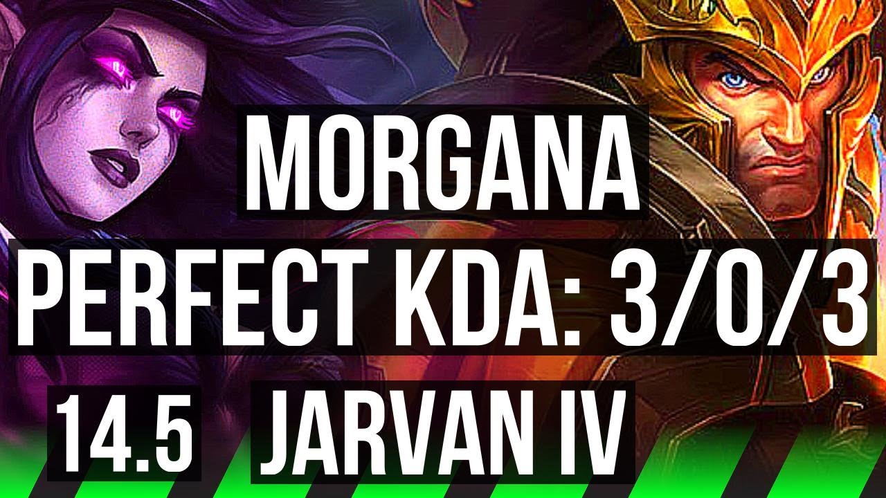 MORGANA vs JARVAN IV (JNG) | 3/0/3, Rank 11 Morg | EUW Master | 14.5