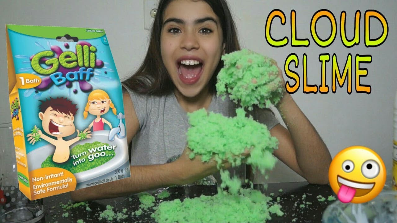 COMO FAZER UMA CLOUD SLIME PERFEITA "SEM NEVE E SEM FRALDA"