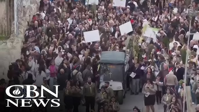 Christians Celebrate Palm Sunday In Israel