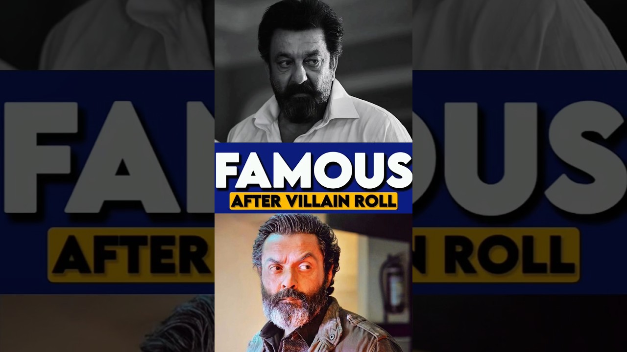 Actors Who Became ICONIC Villains!😈 #shorts #sanjaydutt #viral #movie