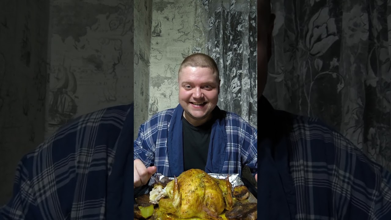 Домашний Коньяк с космической курицей в день космонавтики 12 апреля