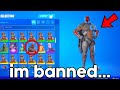 I Logged Into A Fortnite Hackers SECRET Account...(super risky)