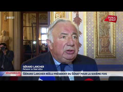 "Ici, l'antisémitisme n'a pas sa place", avertit Gérard Larcher, reconduit à la tête du Sénat