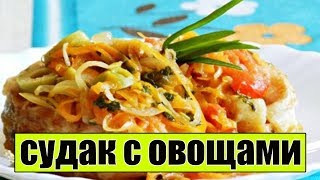 Тушеный судак с овощами. Как приготовить судака. Тушеный судак с овощами. Как приготовить судака.