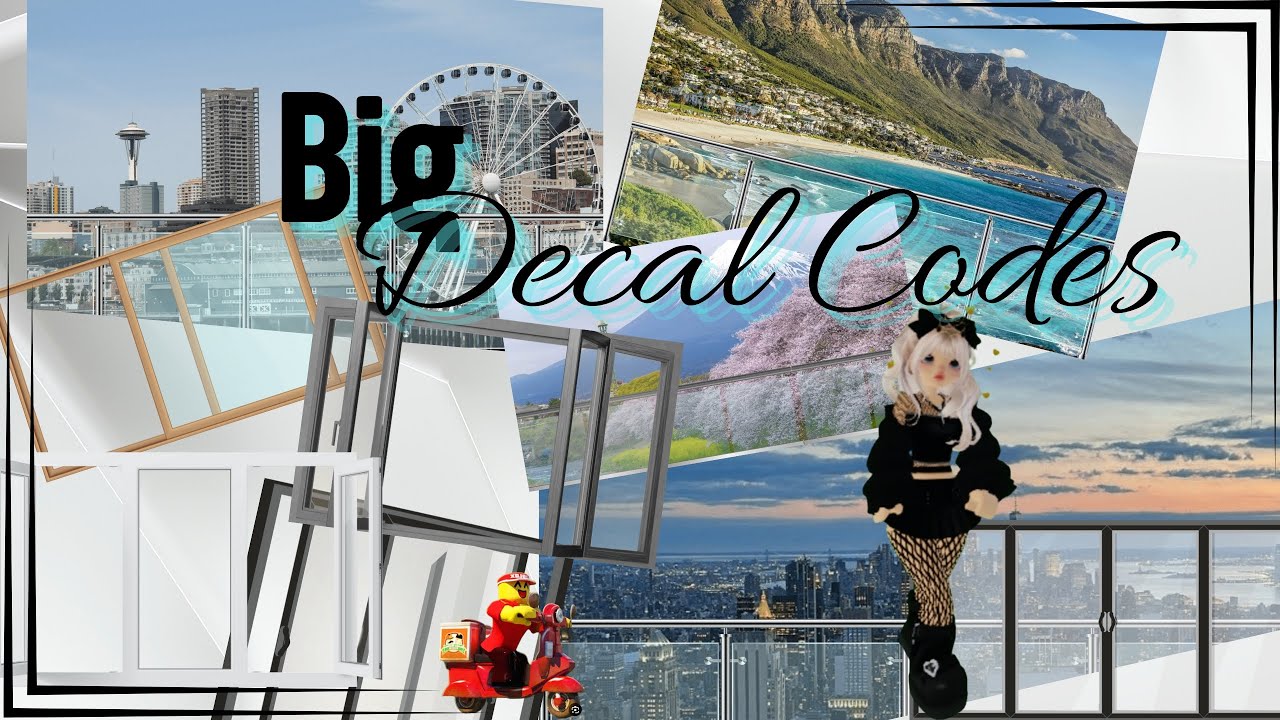 Working Decal Code Big Decal Codes / #workatapizzaplace #roblox - YouTube