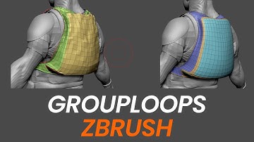 Group Loops in ZBrush Explained