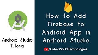 How to Add Firebase to Android App in Android Studio  || Android Studio Tutorial 2021 #firebase
