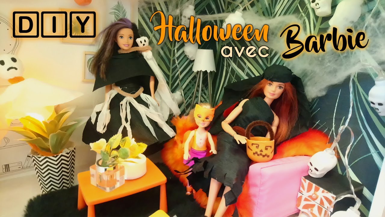 TUTO Halloween avec Barbie - DIY Halloween with Barbie
