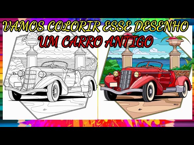 desenhos de carro custumizado antigo carro para pintar des…
