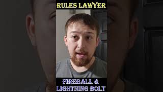 5E Fireball & Lightning bolt #dnd #dnd5e #ruleslawyer #fireball #short #shorts #dndshorts  #cover