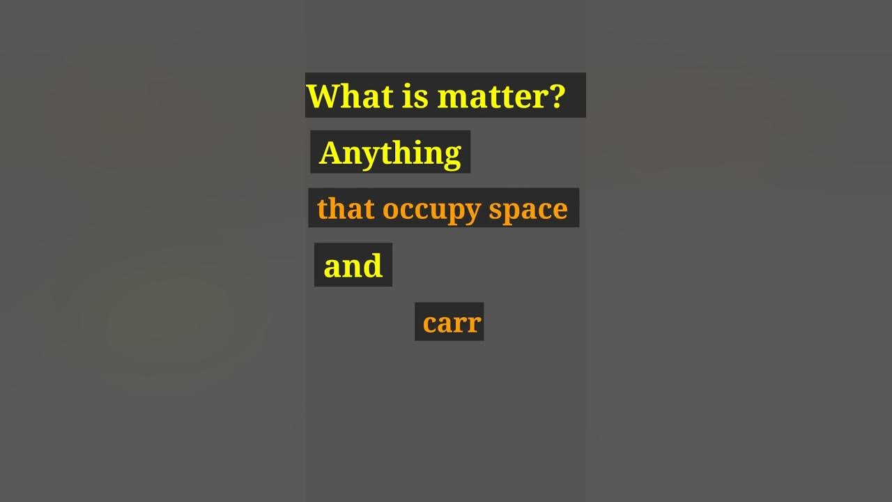 what-is-matter-class-9-chemistry-shorts-chemia-lovers-youtube