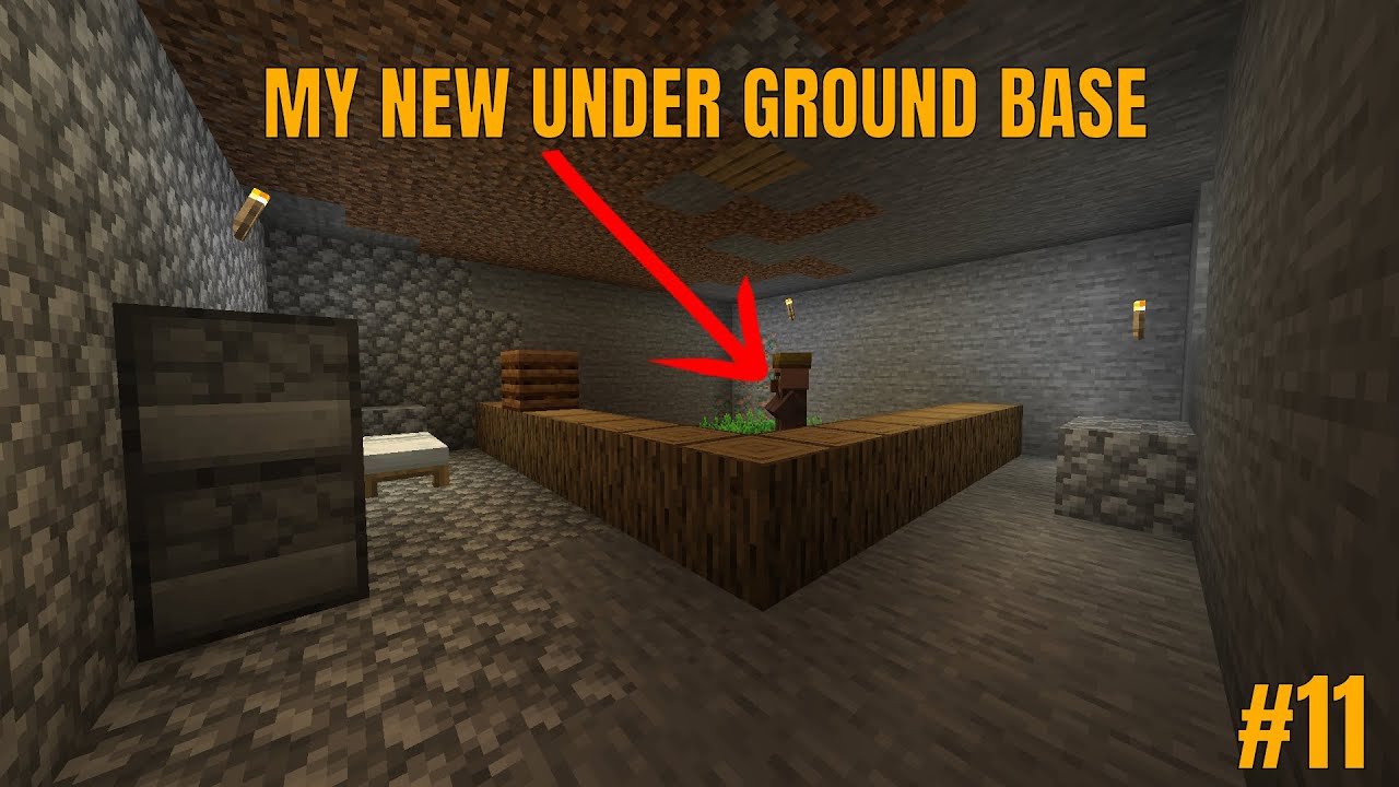 I Built the CRAZIEST Underground Base in Minecraft! #11 |മലയാളം - YouTube