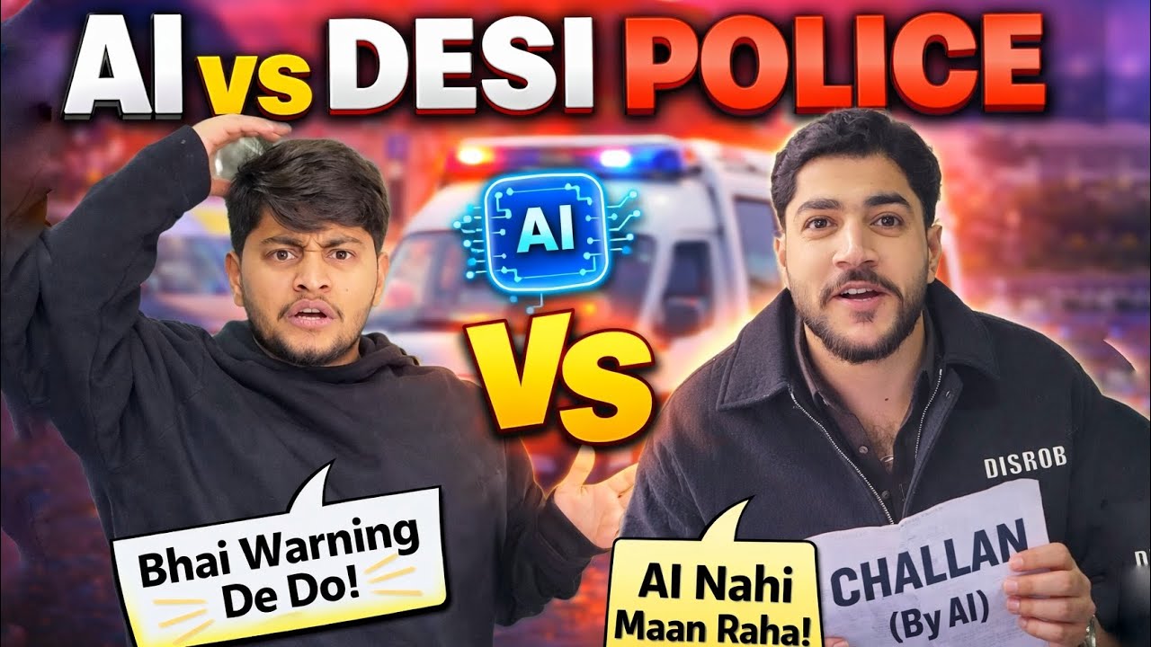 Ai vs Desi Police : AI Darr Gaya  ' Abubakar vs Ai
