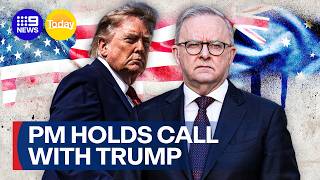 Anthony Albanese speaks with US President Donald Trump | 9 News Australia