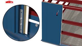 MBCI Vertical Insulated Metal Panel Installation