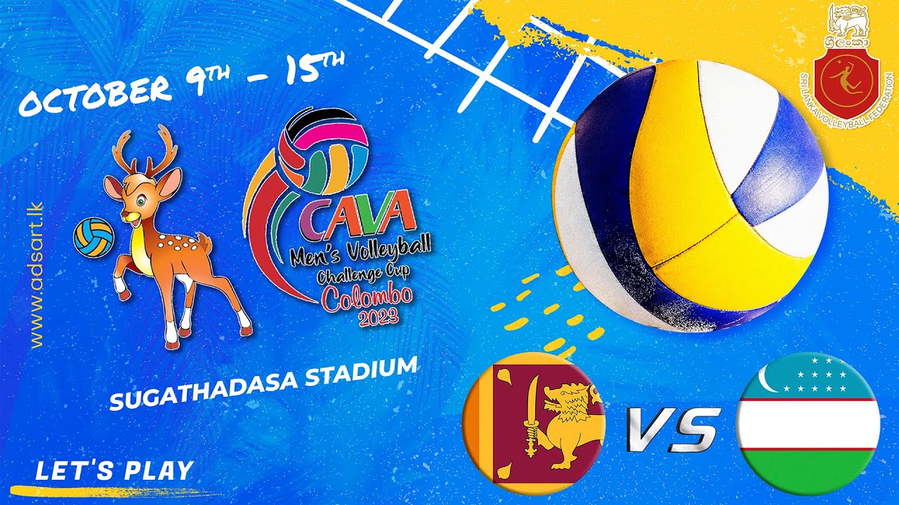 Sri Lanka vs Uzbekistan | Central Asian Men’s Volleyball Challenge Cup Colombo 2023 - Match 08