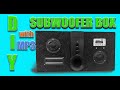 DIY MP3 BOOMBOX IN SUBWOOFER BOX