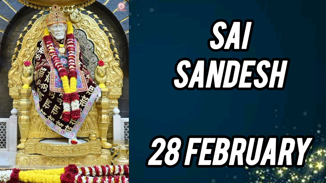 SAI SANDESH || 28 FEBRUARY 2026