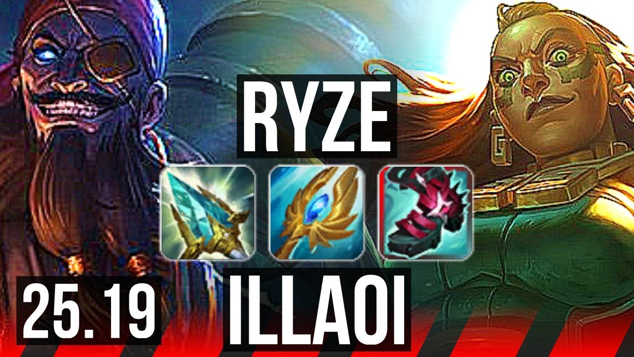 RYZE vs ILLAOI (TOP) | 6/2/5 | NA Grandmaster | 25.19