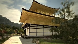 Kinkaku-ji (Golden Pavilion) - 3DsMax